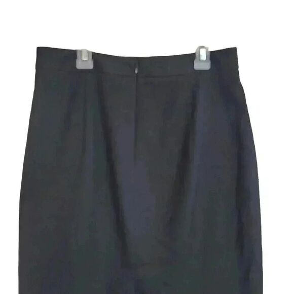 Banana Republic Women's Black Poly/Rayon/Spandex Classic Sloan Pencil Lined Skir - Picture 5 of 11